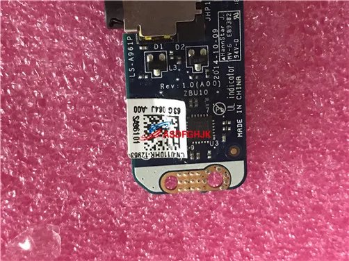 Utilizzato Per Boton De Encendido Para Dell Latitude E7450, Puerto De Audio, Placa De Circuito Io, Ls-A961P, 110Hr, 0110Hr