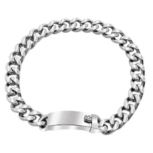 7 мм ширина, женские звенья, браслеты, байкер, панк, мужские цепи, ручная подвеска, нержавеющая сталь, модные аксессуары, вечерние, панк-рок ювелирные изделия 037