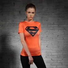 Marvel series Superman New 3D T shirt Breathable Man women short Sleeve Sport Shirt Gym Sports Running Top women's Sportswear
