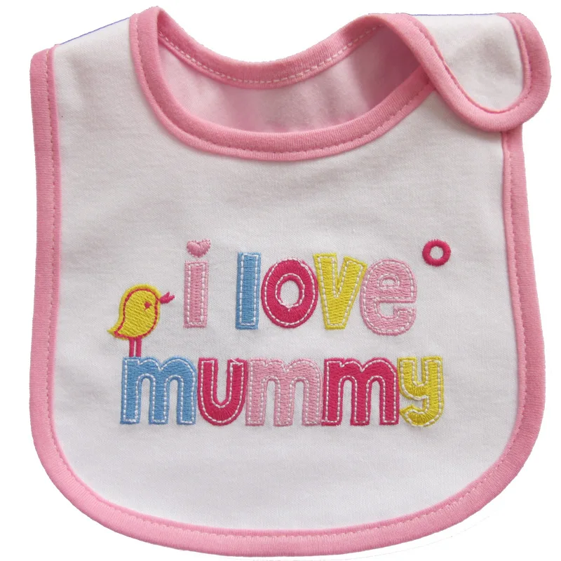 New Waterproof Baby Bib Cotton Nursing Blouse Cartoon Cute Pattern Boy and Girl Matching Bib Baby Saliva Towel 0-3 Years Old