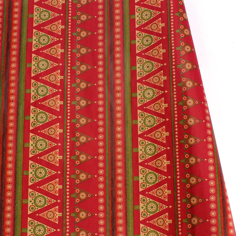 10pcs Classic Christmas Craft Paper 50x70cm Brown Wrap Decor Art Kraft For Christmas Party Creative Material