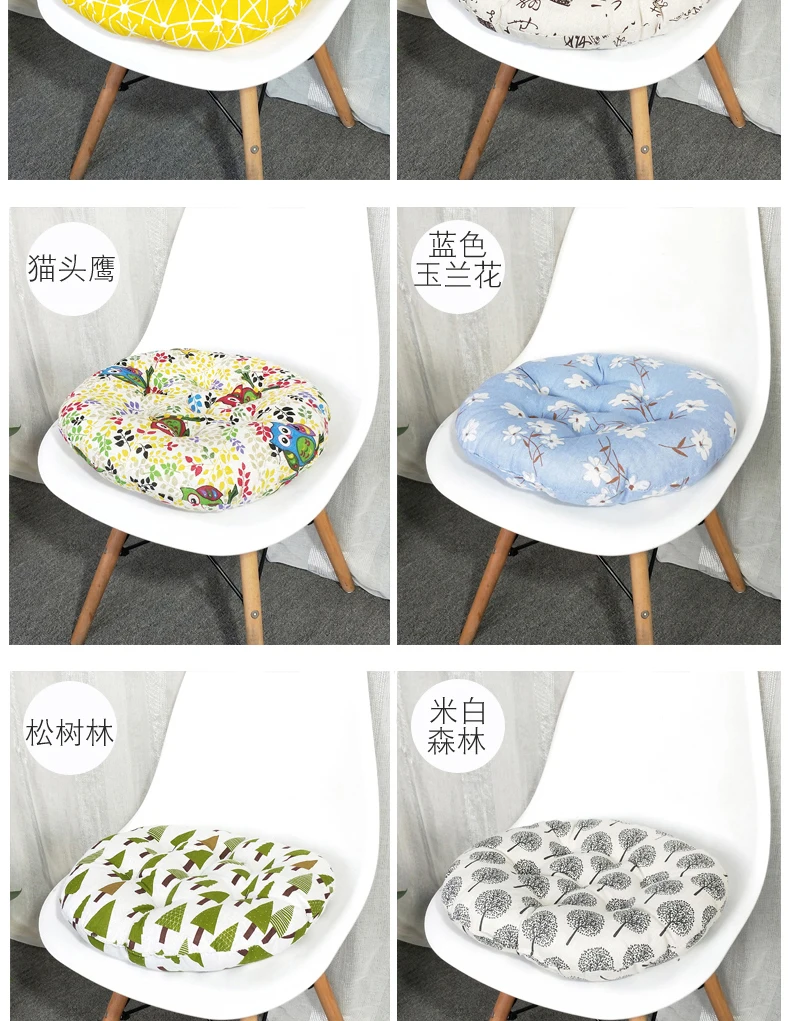 dining chair cushions Round Cushion 40x40/45x45/50x50cm Office Chair Sofa Cushion Tatami Circular Decoration Seat Cushion Chair Cushions Wholesale patio furniture cushions