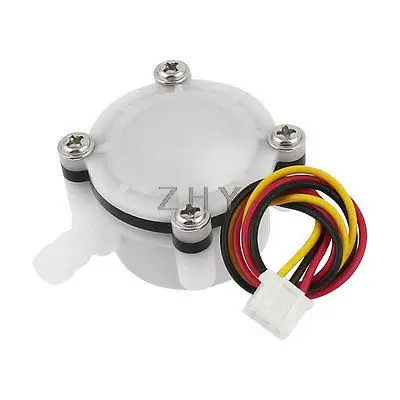 

0.5-6L/min 0.8Mpa 6mm Connector Dia Water Flow Rate Sensor Flowmeter