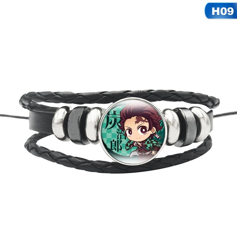 Модель года: фигурка кимецу без яйбы из аниме «Demon Slayer» Kamado Tanjirou Kamado Nezuko, браслет, фигурки, игрушки, подарок на Рождество
