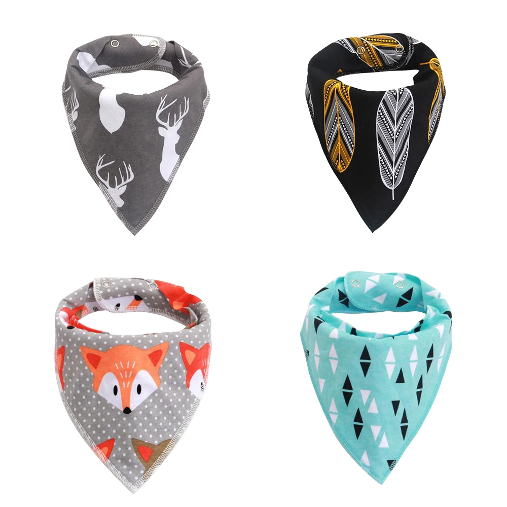 4pcs A set 4 шт./компл. Pet шарф Регулируемый ошейник для собак бандана модные Pet слюни Полотенца нагрудник для малых средних и больших размеров, Прямая - Цвет: 4pcs A set