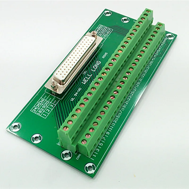 D-SUB DB50 Female Header Breakout Board Terminal Block Connector. | Обустройство дома