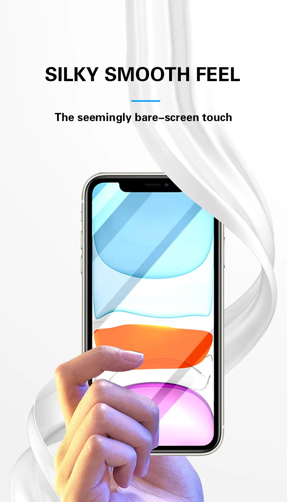 AAA+ полностью покрывающее изогнутое закаленное Стекло на iphone 11 PRO MAX защитный Стекло для iphone 11 X XR XS MAX Экран защитная пленка