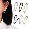 Trendy Unisex Punk Rock Style Safety Pin Ear Hook Stud Earrings Exquisite Jewelry Gift for Women Men ► Photo 1/6