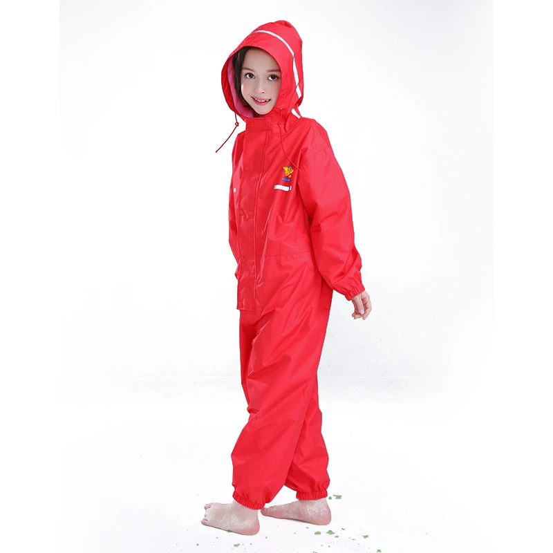 cliënt hemel nooit Dikke Kinderen Regenjas Polyester Leuke Baby Effen Outdoor Regen Jas  Waterdicht Jumpsuits Poncho Grote Hoed Student Regenkleding  JU33011|Regenjassen| - AliExpress