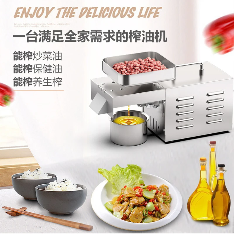 Small Oil Pressing Machine Home Hot And Cold Seeds Extractor