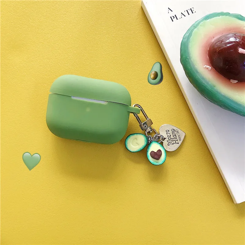 Милый чехол для наушников с 3D рисунком для Airpods Pro, защитный беспроводной чехол с Bluetooth для Airpodpro, чехол с брелком