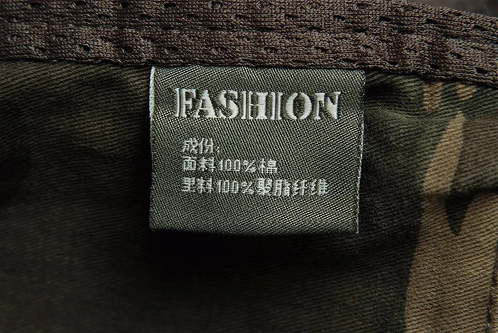 Men Outdoor Fishing Vest Sleeveless Fishing Jacket Multi-pockets Hunting Vest Sport Tactical Camouflage Vest Fishing Vest