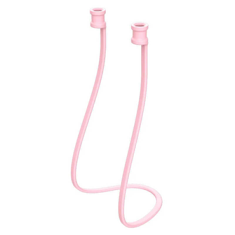 Беспроводные наушники веревка линия Мода силиконовый шейный ремешок для Apple Airpods анти-потеря веревка силиконовый шнурок 2 поколения - Цвет: 06