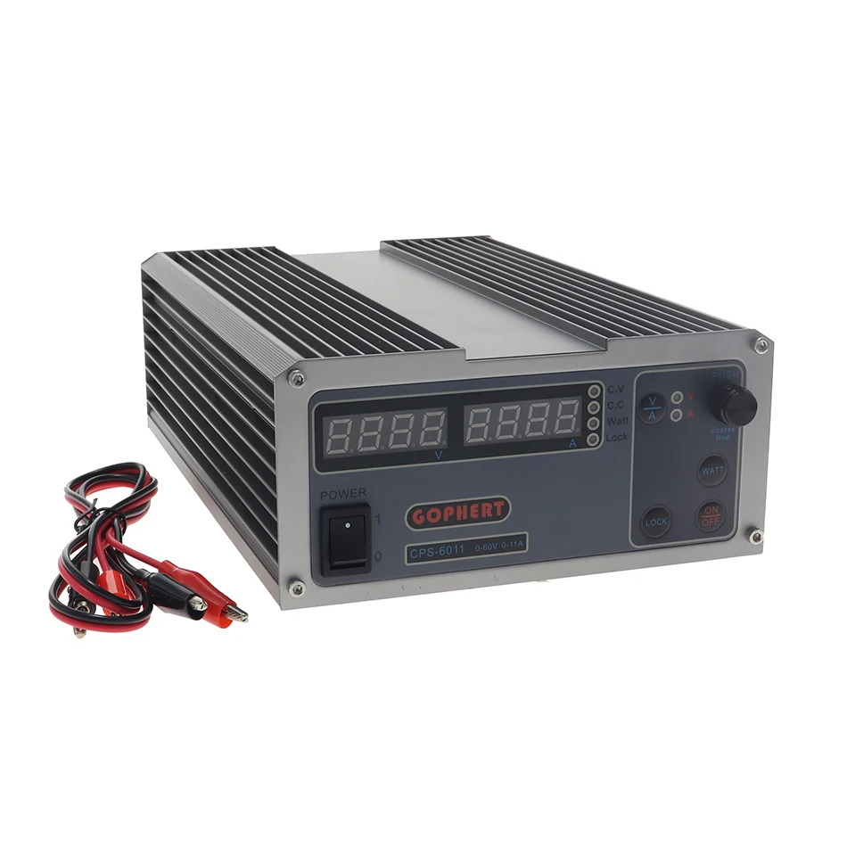 CPS 6011 прецизионный PFC компактный Регулируемый переключатель питания постоянного тока OVP/OCP/OTP 220V 0,01 V/0.01A лабораторный источник питания - Цвет: CPS-6011
