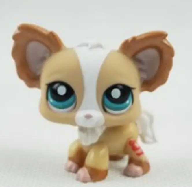 Старый pet shop lps игрушки собака Редкие стоячие короткие волосы lps кошка котенок лиса милый щенок животное для девочек коллекция - Цвет: 108
