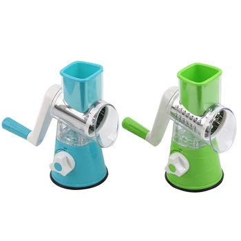 

Manual Vegetable Cutter Multi-Function Drum Rotating Slice Grater Potato Cheese Kitchen Tools Kitchen Accessories