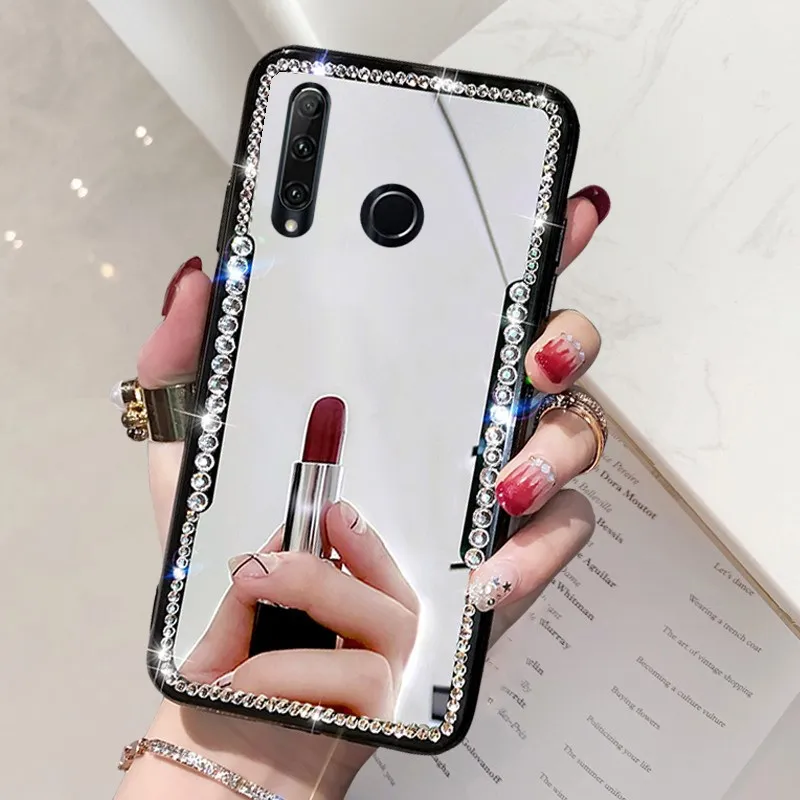 Зеркальный силиконовый чехол для Huawei P20 lite P30 Pro Nova 5T Mate 10 10i Honor 20 9A 9X 8X 8A Y7p Y7 Y9 2019 Y5