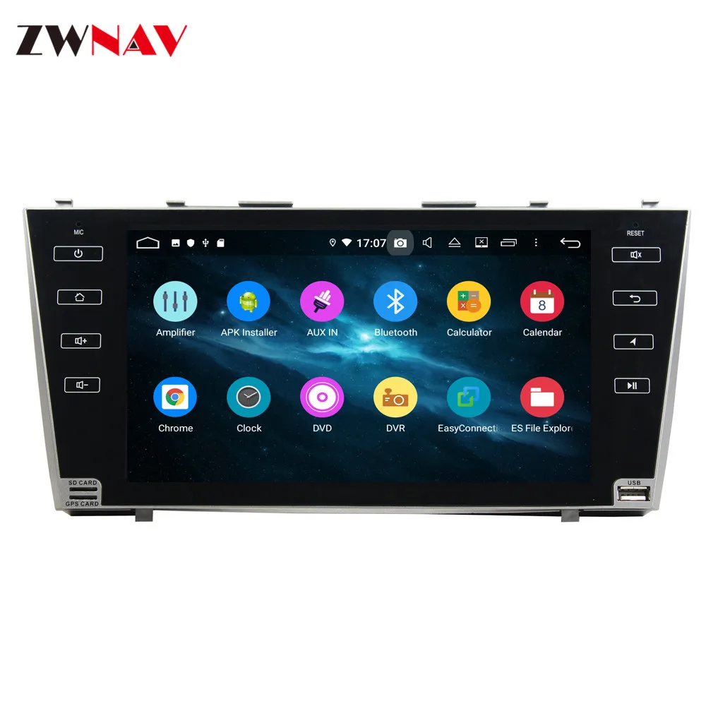 DSP Android 9 PX5PX6 автомобильный gps-навигация, dvd-плеер для Toyota Camry 2007-2011 Авто Радио стерео Мультимедийный Плеер головное устройство лента