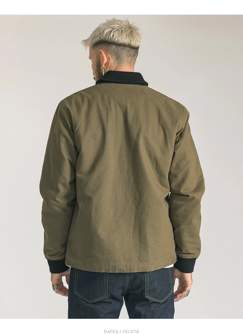 2019aw N1 MA-1 флисовая подкладка хлопок саржа летная Куртка бомбер для мужчин зимняя винтажная армейская зеленая панк Рабочая мотоциклетная трендовая