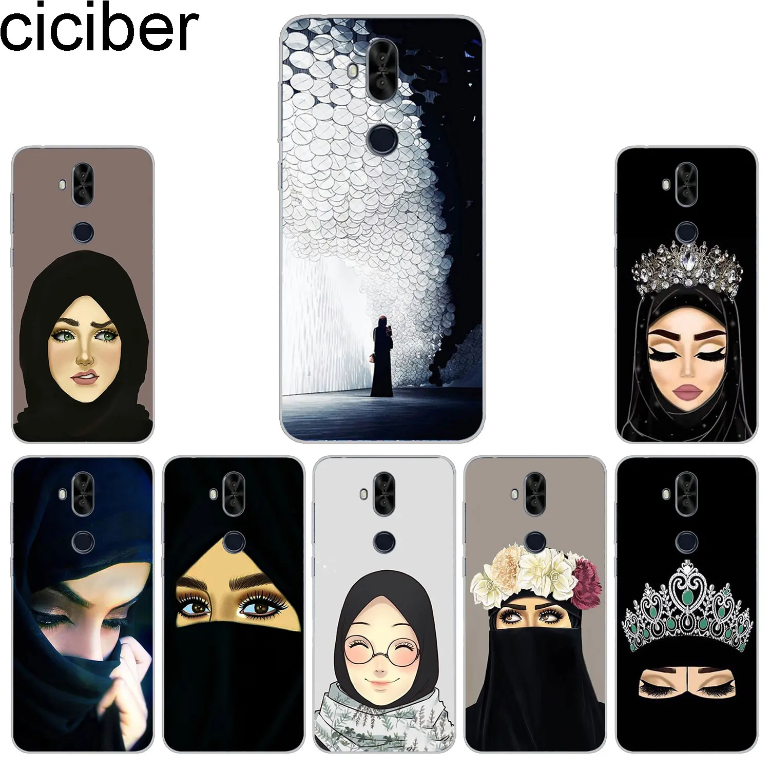 

ciciber Phone Cases For ASUS Zenfone 5 5Z 5Q Lite Max Plus (M1) Case Soft TPU Cover ZE620KL ZS620KL ZC600KL ZB570TL Islamic Gril