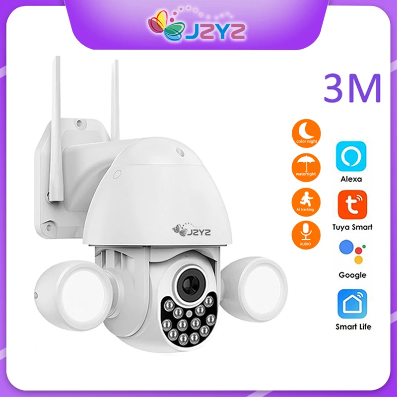 

IP-камера JZYZ, 3 Мп, Wi-Fi, Alexa, H.265