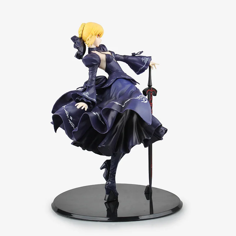 22 см японское аниме фигурка Fate Stay Night Zero Black Saber Arturia Pendragon Ver ПВХ Модель Коллекция
