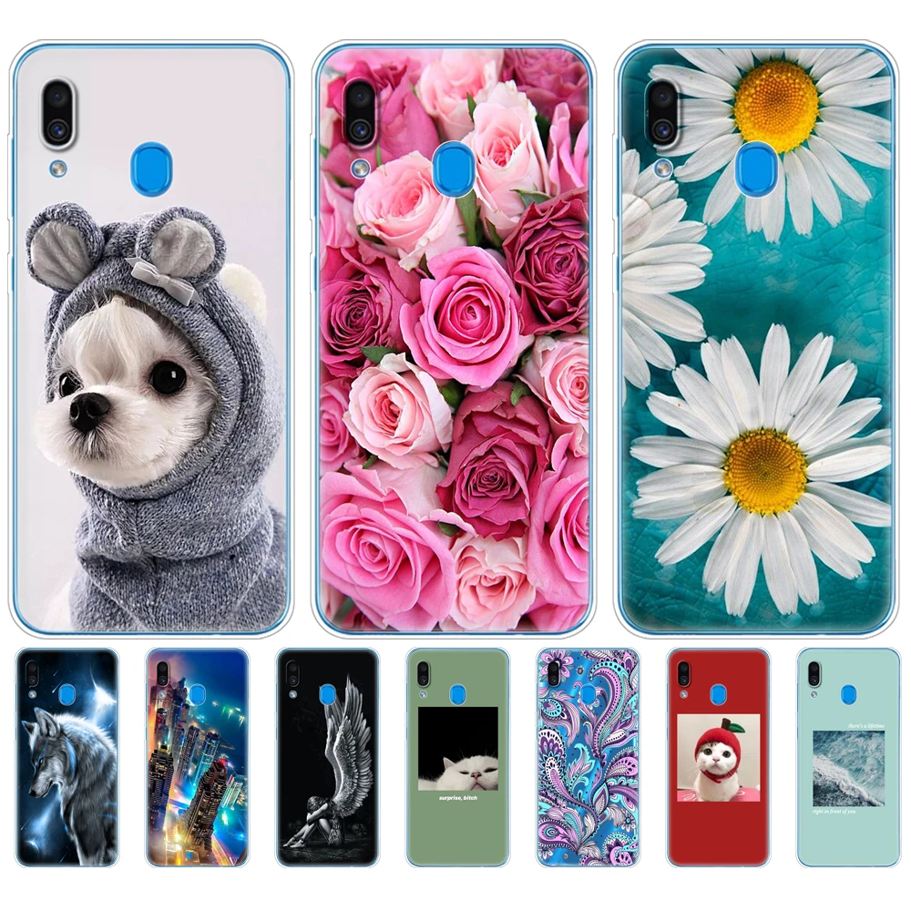 Чехол-накладка для Samsung Galaxy A20 A20E 2019 A205F A202F из мягкого ТПУ | Мобильные телефоны и