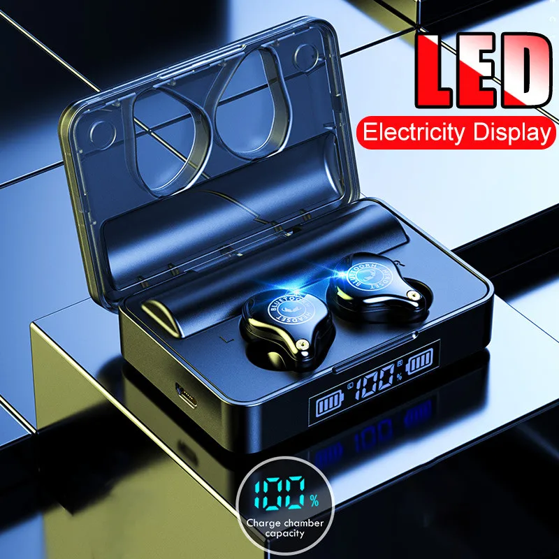 Беспроводные Bluetooth наушники беспроводные 8D стерео спортивные внешний