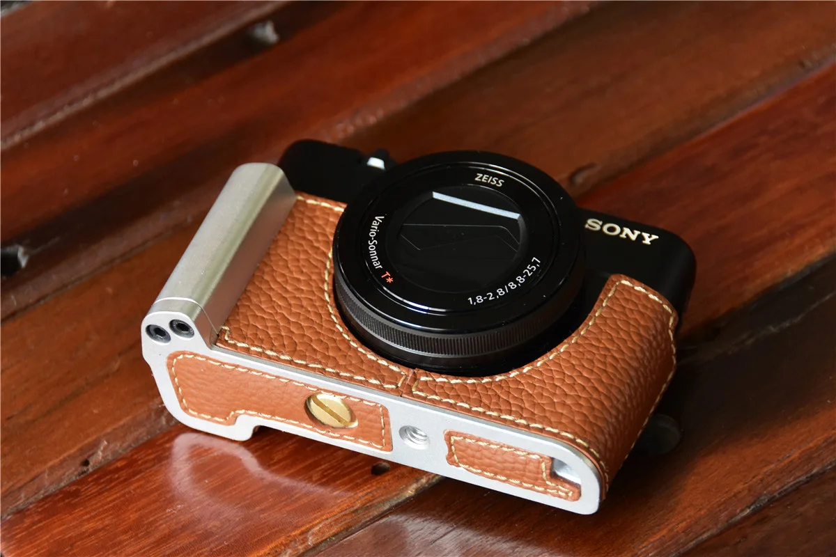 L кронштейн Quick Release/L Пластина для sony RX100 II III IV V VI VII кожаный чехол для камеры Сумка