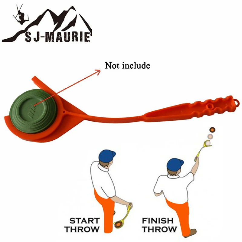 Orange Clay Hand Held Target Without Thrower Outdoor Hunting Shooting Accessories Plastic Tatical Manual Throw |