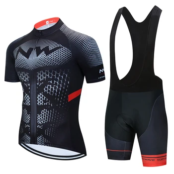 

Northwave 2020 Cycling Sets Racing Clothes Summer Quick Dry MTB Bike Jersey Set Short Sleeve Professional NW Sportwear