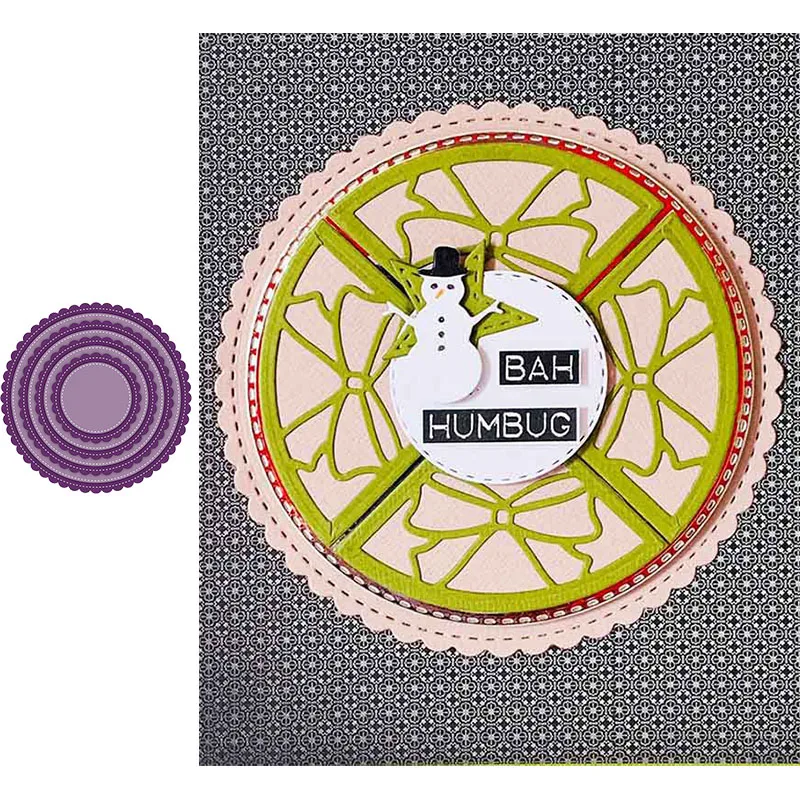 

Circle Wave Frame Metal Cutting Dies for Scrapbooking and Card Making New 2019 die cuts