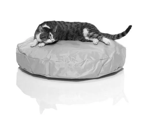 light grey Кошка beanbag кровати, непромокаемый бобовый мешок pet bean bag lounge - Цвет: light grey
