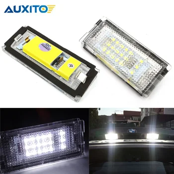 

2Pcs Canbus 18 LED LED License Plate Light 6000K White Number Plate Lamp For BMW E46 4D 4Doors 323i 325i 328i 99-03 Error Free