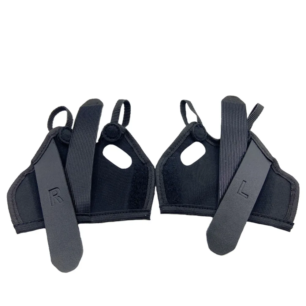 1 пара VR Grip контроллер чехол для Oculus Quest/Rift S VR гарнитура сенсорный контроллер аксессуары защитная кожа ручка Накладка - Цвет: Черный
