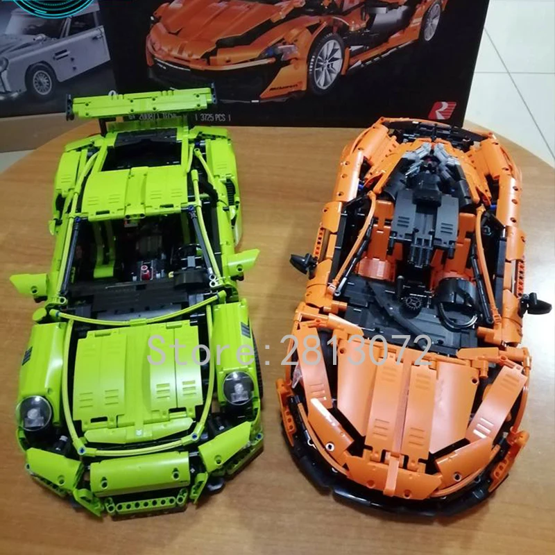 Гоночная машина, Technic 3368C, 2704 шт., модель уличного вида, блоки, кирпичи, игрушки, совместимые детские игрушки, рождественские подарки, 42056, 20001