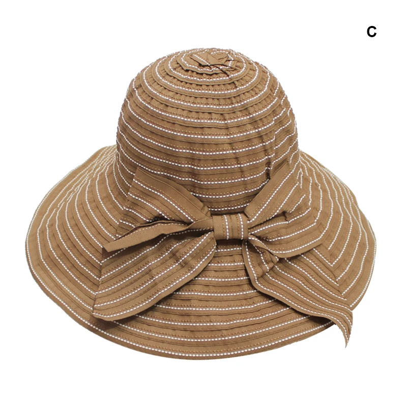 Sombrero Mujer повседневные Универсальные солнцезащитные шапки однотонные Gorras цвет Солнцезащитный складной соломенный бант хлопковая Панама