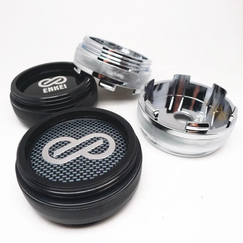 4pcs Enkei Wheel Center Caps Hub 60mm Car Rims Replace Dust-proof Alloy Cover Hubcaps Auto Styling Accessories