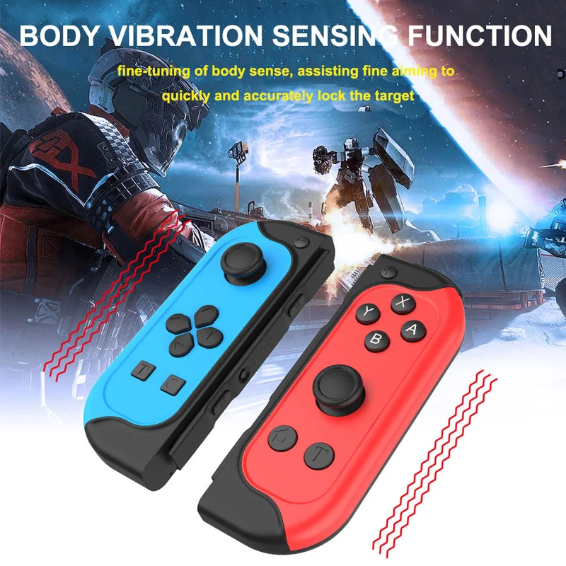 

1 Pair Left Right Bluetooth Gaming Joysticks Game Controller Gamepad For Nintendo Switch Joycon Game For Nintendo Switch