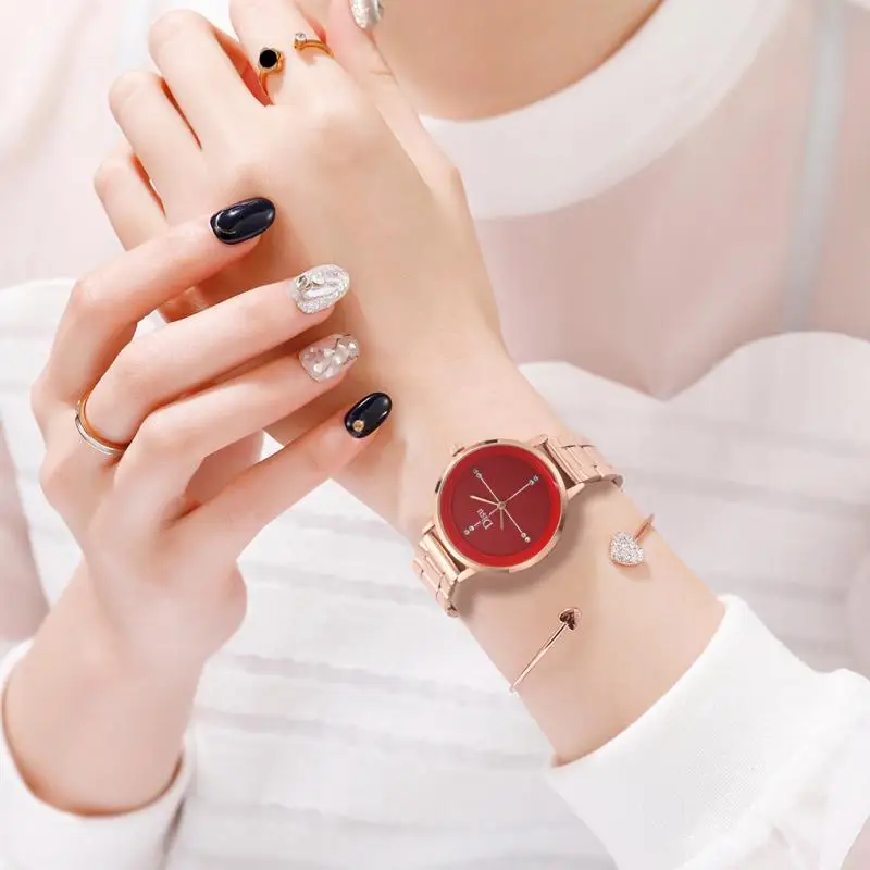 

Women Watches Luxury Wrist Watch Dress Relogio Feminino Clock For Women Stainless Steel Ladies Rose Gold Quartz Ladies Watch New