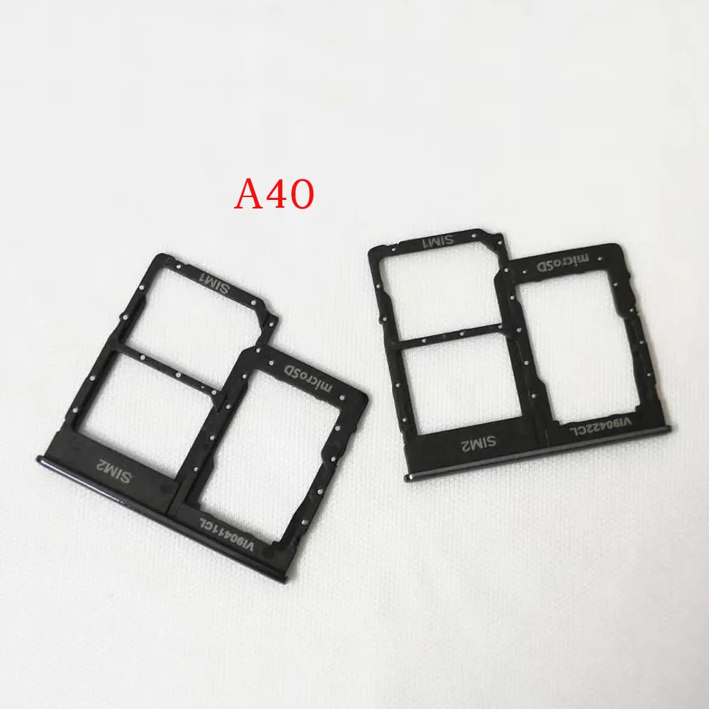 50 шт./лот Sim держатель лотка для samsung Galaxy A10 A20 A205F A30 A305F A40 A50 A60 A70 A80 A90 лотка sim-карты Слот держатель