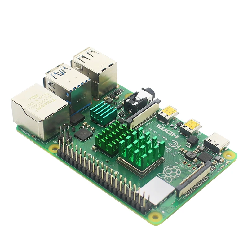 Raspberry Pi 4 Модель B теплоотводы алюминиевый охлаждающий коврик черный серебристый зеленый золотой теплоотвод для Raspberry Pi 4