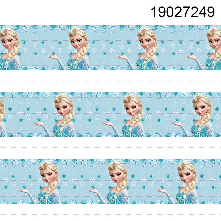 Winsome Princess Seies 50 Yards 16mm-75mm Cartoon Colorful Printed Grosgrain,FOE Ribbon