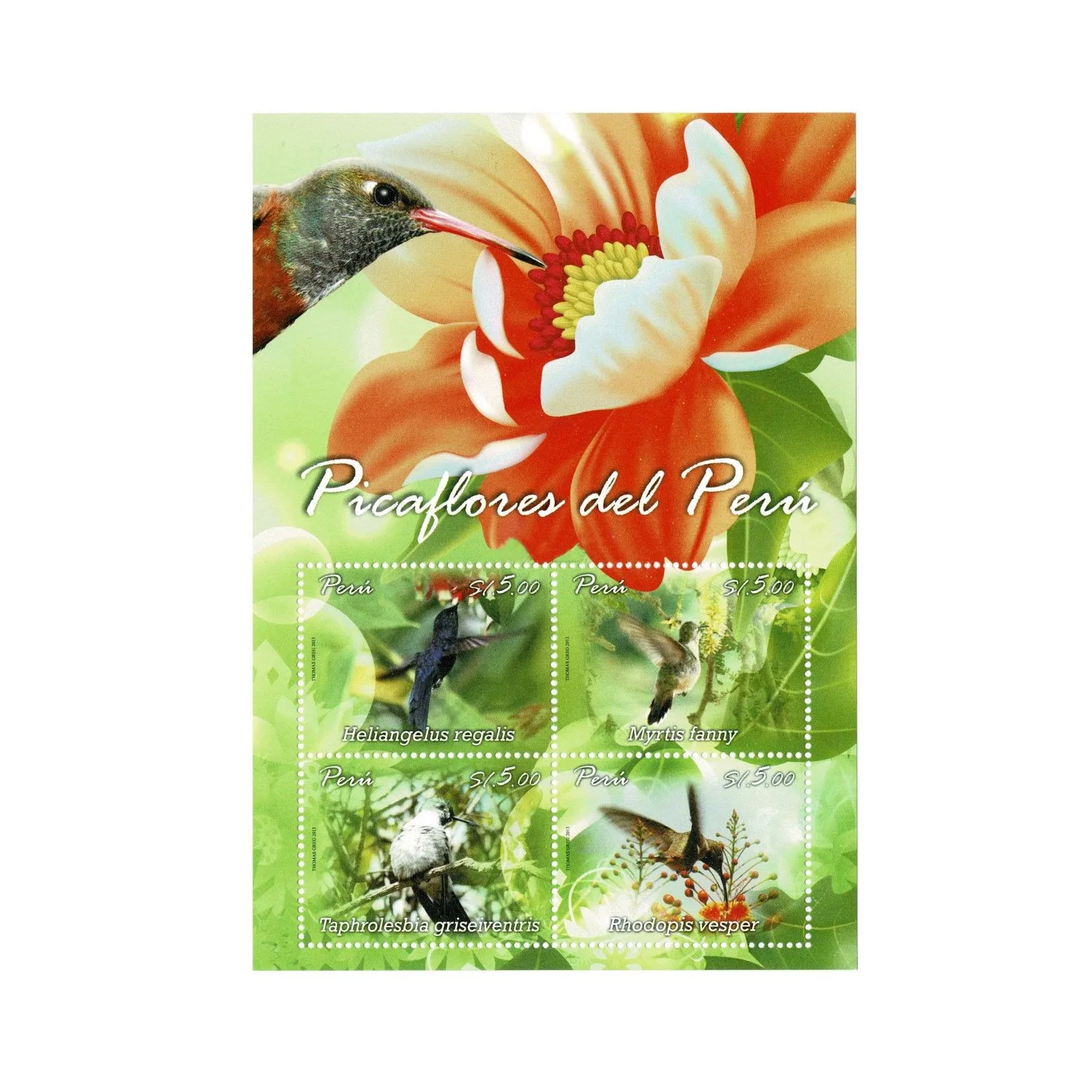 

2013,Peru Post Stamp,Bird Stamp,Animal Stamp,High Quaility,Real Original,Souvenir Sheet,New UNC,MNH