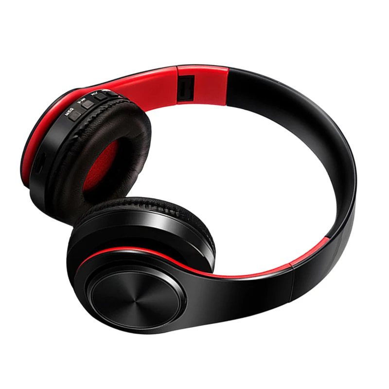 HIFI Stereo Earphones Bluetooth Headphone Music Headset FM and Support SD Card with Mic for Mobile Xiaomi Iphone Samsung Tablet