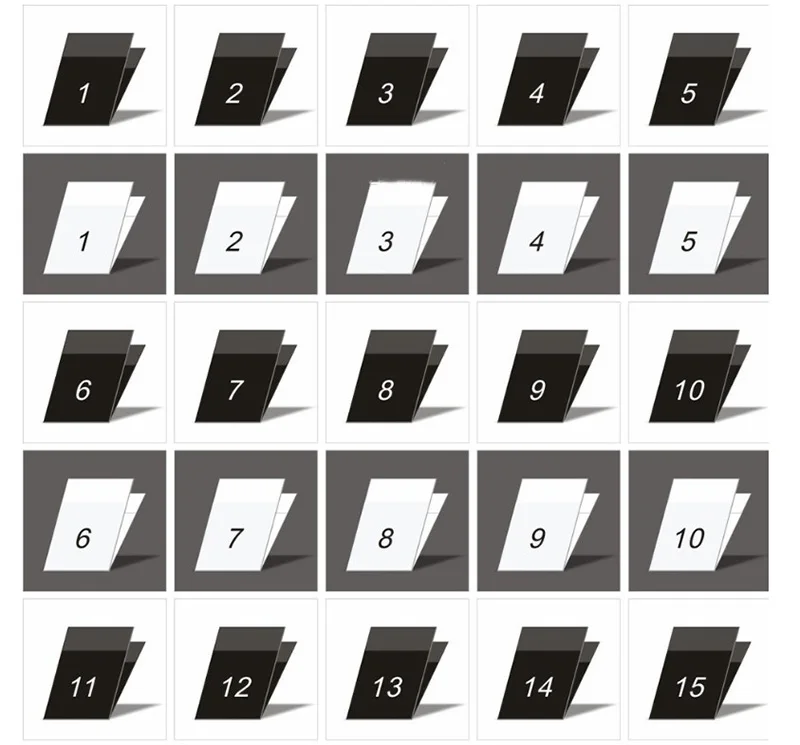 Description Picture 3 of item200pcs Size Labels for Garment Number 0-39 Size Black/White/ Polyester Woven Folded Labels Clothes Sewing Tags 35*12MM LB-036