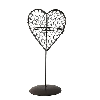

Metal Iron Frame Wire Heart Shaped Romantic Wedding Craft DIY Decor 17cm, Add a romantic touch to your garden or lovely house