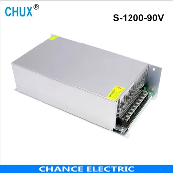 

1200W 12A 90V Switching Power Supply 220v 110v Ac to 90V Dc Power Supply for Cnc Cctv Led Light Free Shipping