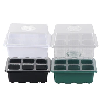 

6 Cells Hole Plant Seeds Grow Box gardening hydroponics systems Tray Insert Propagation Seeding Nursery Pot garden indoor