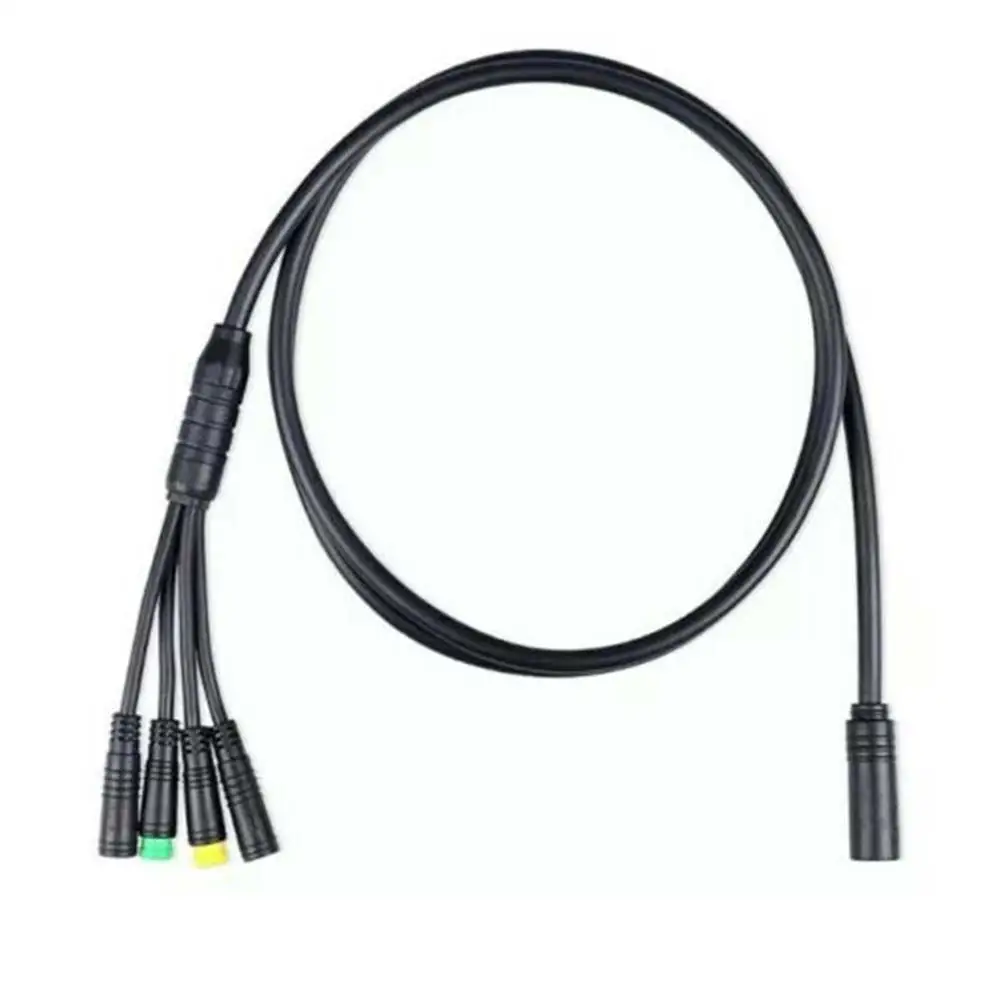 Замена жгута проводки среднемоторный привод водонепроницаемый коррозионная стойкость черный аксессуары кабель стабильный велосипед для Bafang 1T4